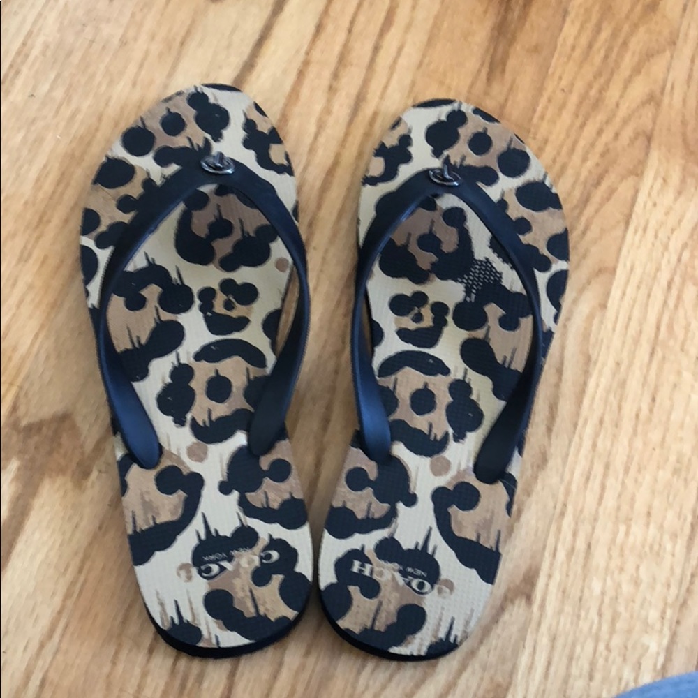 Coach flip flops